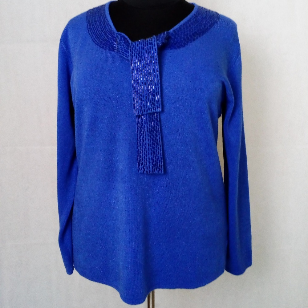 Quacker Factory sweater Plus Size women